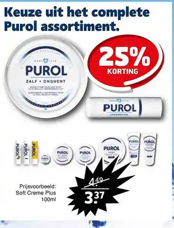 Trekpleister Purol assortiment aanbieding