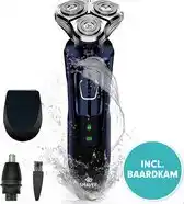 Bol.com Scheerapparaat mannen - neustrimmer - tondeuse - baardtrimmer - bodygroomer - trimmer - draadloos - waterproof aanbieding