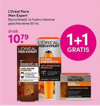 Drogisterij Visser L'Oréal Paris Men Expert 1+1 Gratis aanbieding