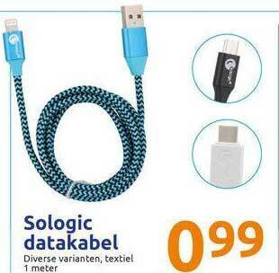 Action Sologic Datakabel aanbieding