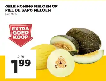 Jumbo Gele honing meloen of Piel De Sapo meloen aanbieding