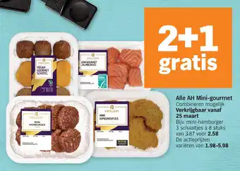 Albert Heijn Alle AH Mini-gourmet aanbieding