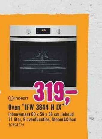 Hornbach Indesit Oven aanbieding