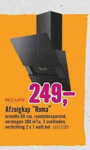 Hornbach Piccante Afzuigekap aanbieding