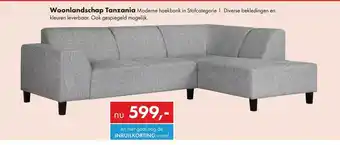 Woonsquare Woonlandschap tanzania moderne hoekbank aanbieding