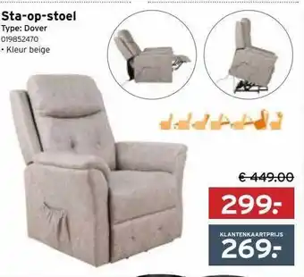 Heuts Sta-op-stoel dover aanbieding