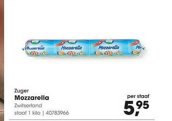 HANOS Zuger Mozzarella aanbieding