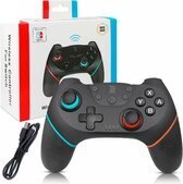 Bol.com Draadloze controller geschikt voor nintendo switch / lite / oled met ergonomische multifunctionele handvat gripstand aanbieding