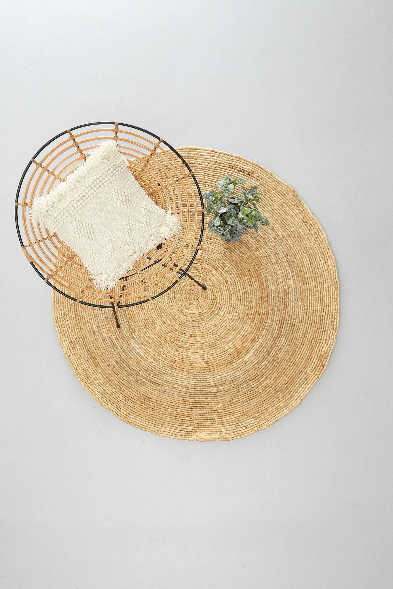 Wehkamp home jute vloerkleed sky (ø150 cm) aanbieding bij Wehkamp