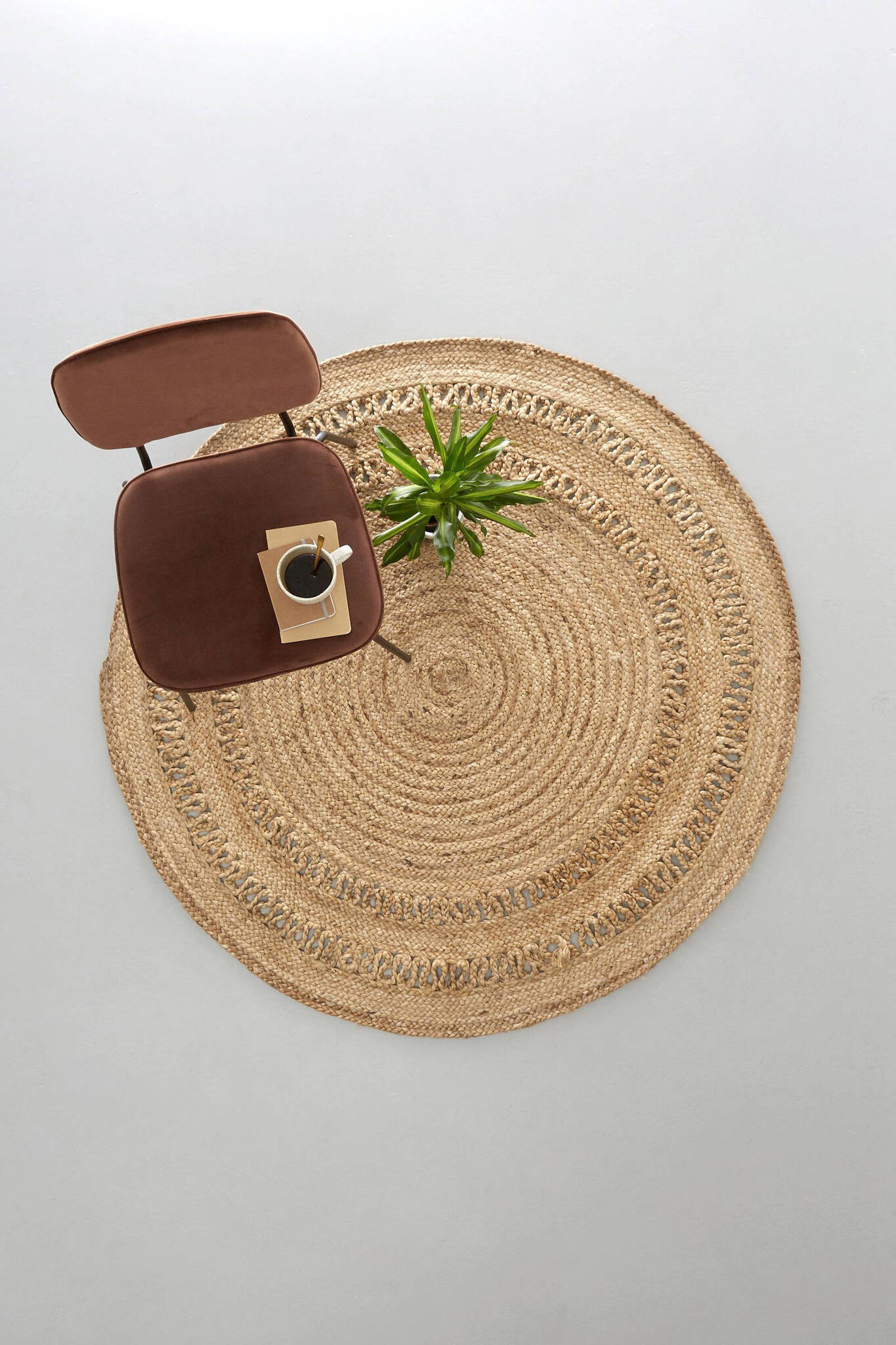 Wehkamp home jute vloerkleed sten (ø150 cm) aanbieding bij Wehkamp