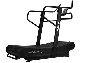 Bol.com Virtufit pro elite hiit running - loopband - fitness - high intensity interval training - zwart aanbieding