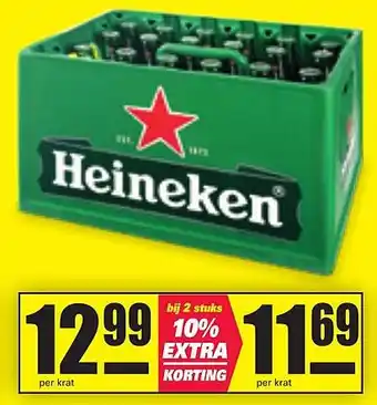 Nettorama Heineken krat aanbieding