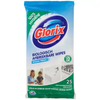 Action Glorix schoonmaakdoekjes ocean fresh aanbieding