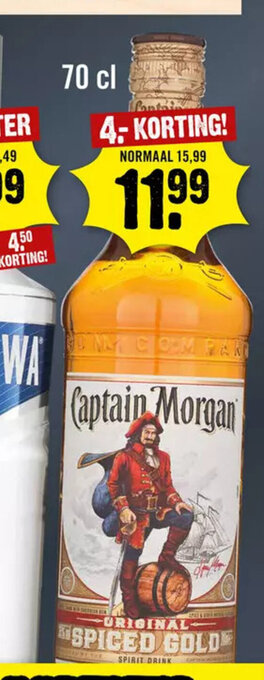 Dirck 3 Captain Morgan aanbieding