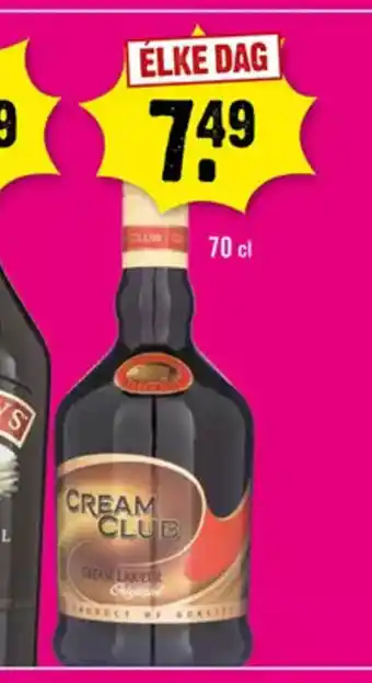 Dirck 3 Cream Club 70 cl aanbieding