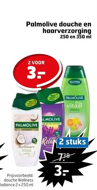 Trekpleister Palmolive douche en haarverzorging aanbieding