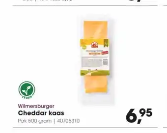 HANOS Wilmersburger Cheddar kaas 500 gram aanbieding