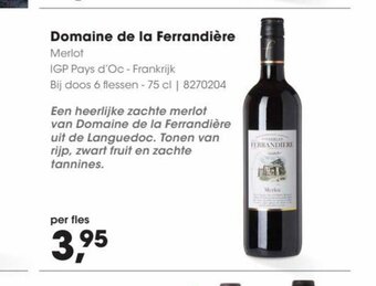 HANOS Domaine de la Ferrandiere aanbieding