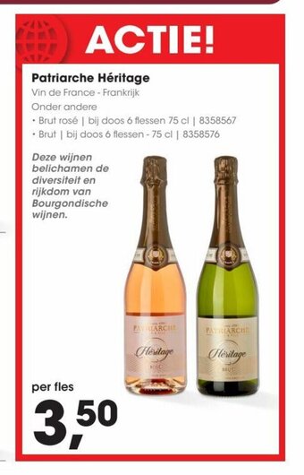 HANOS Patriarche Heritage aanbieding