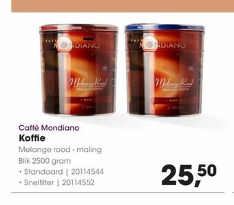 HANOS Caffe Mondiano Koffie aanbieding