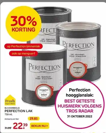 Praxis Perfection lak aanbieding