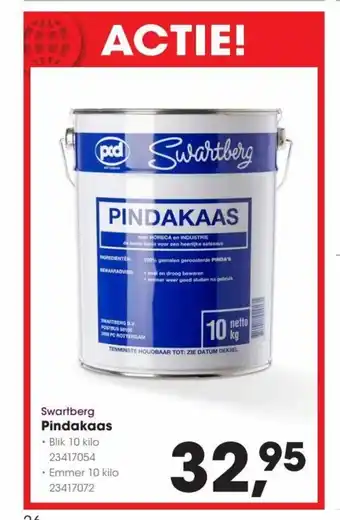 HANOS Swartberg Pindakaas 10 kilo aanbieding