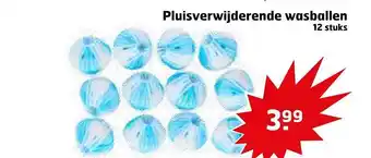 Trekpleister Pluisverwijderende wasballen aanbieding