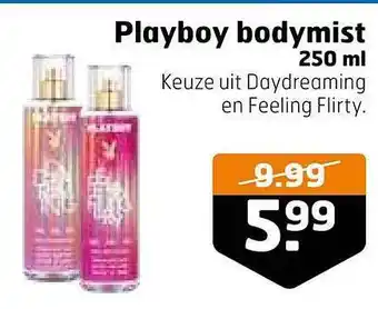 Trekpleister Playboy bodymist aanbieding