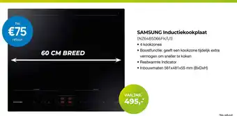 EP Beerepoot Samsung inductiekookplaat (nz64b5066fk/u1) aanbieding