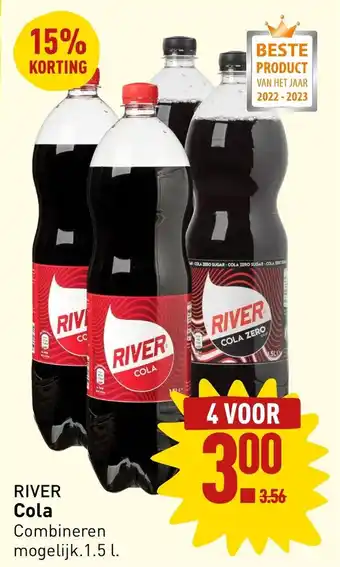 ALDI River cola 1.5 liter aanbieding