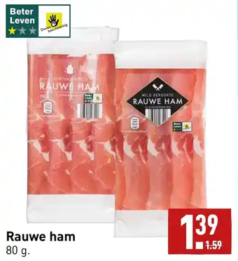 ALDI Rauwe ham 80g aanbieding