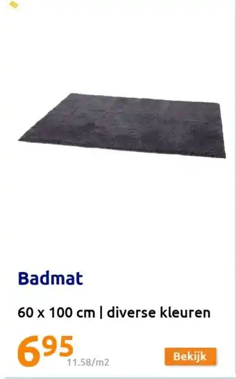 Action Badmat 60 x 100cm aanbieding