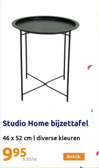 Action Studio home bijzettafel 46 x 52cm aanbieding