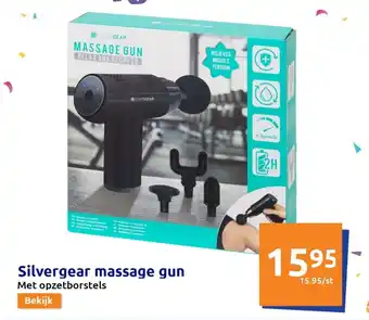 Action Silvergear massage gun aanbieding