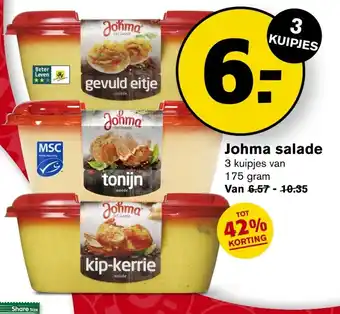 Hoogvliet Johma salade 175g aanbieding