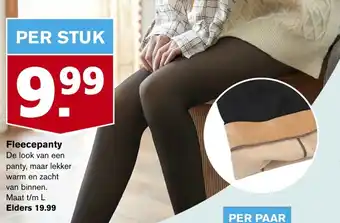 Hoogvliet Fleecepanty aanbieding