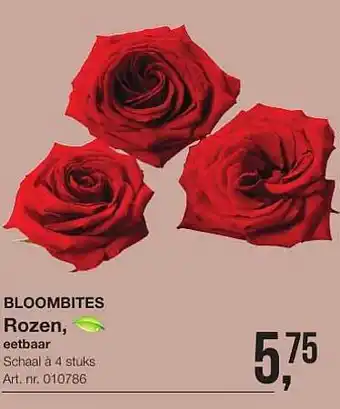 Bidfood Bloombites rozen, eetbaar aanbieding