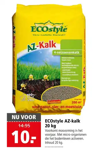 Welkoop ECOstyle AZ-kalk 20 kg aanbieding