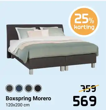 Beddenreus Boxspring Morero 120x200cm aanbieding