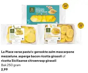 Jumbo La Place verse Pasta's 250g aanbieding