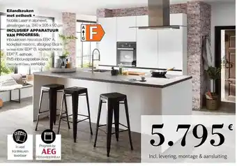 Sijben Eilandkeuken met eethoek aanbieding