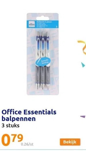 Action Office essentials balpennen aanbieding