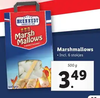 Lidl Marshmallows 500g aanbieding