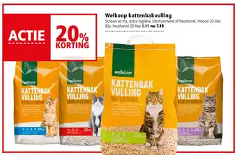 Welkoop Welkoop kattenbakvulling 20 liter aanbieding