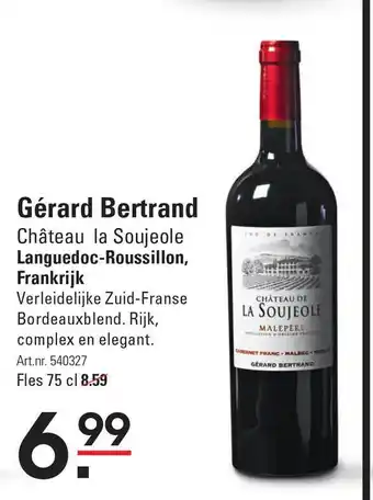 Sligro Gerard bertrand chateau la soujeole 75 cl aanbieding