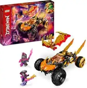 Amazon Lego 71769 ninjago cole's drakenwagen set met auto, poppetjes van een draak en slang, leuk cadeau voor een jongen of meisje v aanbieding