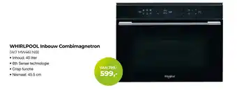 EP Beerepoot Whirlpool inbouw combimagnetron (w7 mw461 nb) aanbieding