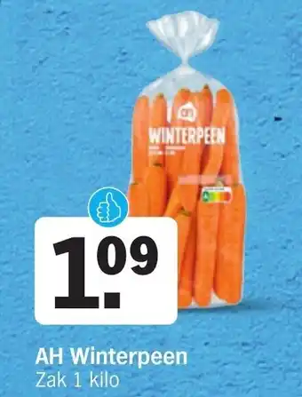 Albert Heijn Winterpeen zak 1 kilo aanbieding