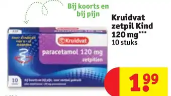 Kruidvat Zetpil king 120 mg 10 stuks aanbieding