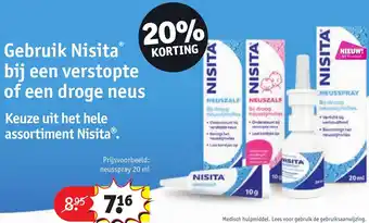 Kruidvat Prijsvoorbeeld: neusspray 20 ml aanbieding